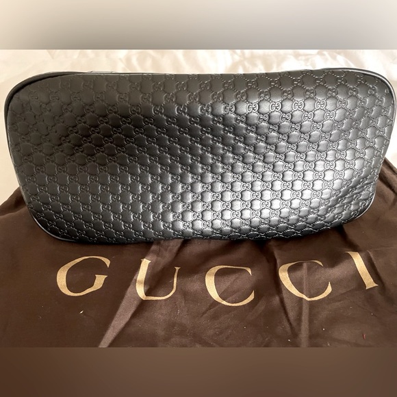 Medium Microguccissima Dome Convertible Handle Bag - Picture 3 of 7